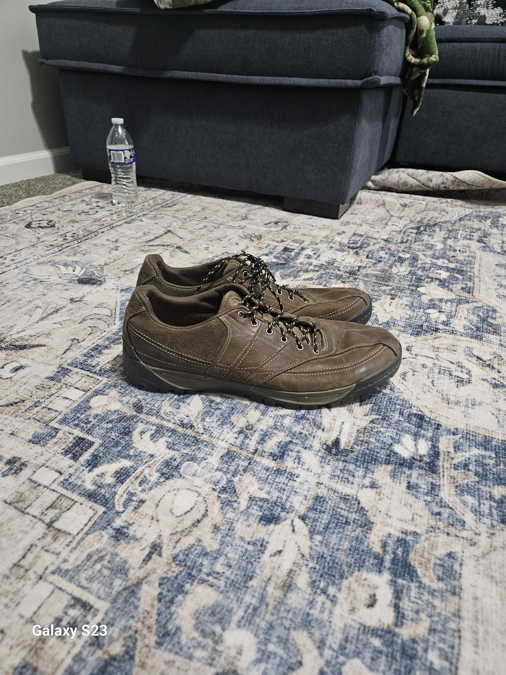 Merrell Canteen Performance Footwear Men's Size 14 Brown Leather Hiking Walking